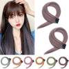 YOGFIT 24" 2PCS Clip in Hair Extensions Long Colorful Straight Thick Hair Volume in One Clip Hairpiece