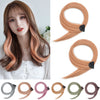 YOGFIT 24" 2PCS Clip in Hair Extensions Long Colorful Straight Thick Hair Volume in One Clip Hairpiece