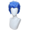 YOGFIT Blue Wig Halloween Costume Party Cosplay Wig Men's Underworld Father Short Hair