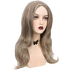 YOGFIT Brown with Blonde Highlights Wig Long Wavy Middle Part Wigs