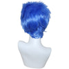 YOGFIT Blue Wig Halloween Costume Party Cosplay Wig Men's Underworld Father Short Hair