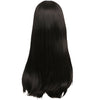 YOGFIT Women's Long Straight Black Wig Synthetic Cosplay Wig