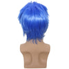 YOGFIT Blue Wig Halloween Costume Party Cosplay Wig Men's Underworld Father Short Hair