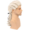 YOGFIT Men's Colonial Long Wavy Blonde Wig Judge Lawyer Politician for Halloween Costume Party Cosplay