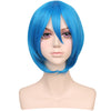 YOGFIT Hatsune Miku Straight Wig with Bangs and 2 Long 48" Ponytails