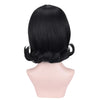 YOGFIT Women's Short Black Flip Wig 60's Bubble Flip Synthetic Halloween Cosplay Costume Wig???