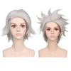 YOGFIT Silver White Wig for Hitsugaya Toushirou Cosplay Anime Unisex Short Spiky Hair Synthetic Wig