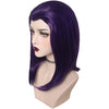 YOGFIT Women's Teen Superhero Purple Long Straight Wig with Widow's Peak Synthetic Wig