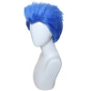 YOGFIT Blue Wig Halloween Costume Party Cosplay Wig Men's Underworld Father Short Hair