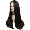 YOGFIT Women's Long Straight Black Wig Synthetic Cosplay Wig