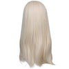 YOGFIT Women's Long Platinum Blonde Straight Wig Side Part Hair Synthetic Wig