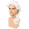 YOGFIT Men's Colonial Long Wavy Blonde Wig Judge Lawyer Politician for Halloween Costume Party Cosplay