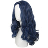 YOGFIT Women's Long Dark Blue Wavy Wig Synthetic Wig