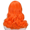 YOGFIT Orange Wig Long Wavy Curly Synthetic Wig with Bangs for Daphne