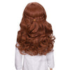 YOGFIT Girls Long Wavy Curly Brown Braided Wig Synthetic Cosplay Wig for Kids