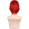 YOGFIT Red Wig for Kirishima Halloween Costume Party Men's Anime Short Spiky Synthetic Cosplay Wig