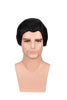 YOGFIT Men's Charming Prince Short Black Parted Wig