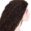 YOGFIT Dark Brown Wig Women's Tropical Island Long Wavy Curly Synthetic Wig