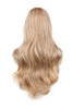 YOGFIT 27 Inch Honey Blonde Wig Long Curly Wavy Wig Synthetic Wig