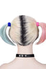 YOGFIT Women's Villain Blonde Pink and Blue Cotton-Candy Colored Wig for Quinn