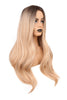 YOGFIT 27 Inch Blonde Mixed Wig Long Curly Wavy Wig