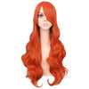 Jeanne Women's Long Wavy Curly Wigs with Bangs for Halloween Costume Cosplay Party