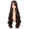 Jeanne Women's Long Wavy Curly Wigs with Bangs for Halloween Costume Cosplay Party