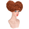 YOGFIT Red Queen of Heart Wig Women's Short Red Curly Wig Synthetic Cosplay Wig